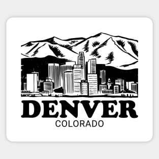 Denver at Dusk Sticker